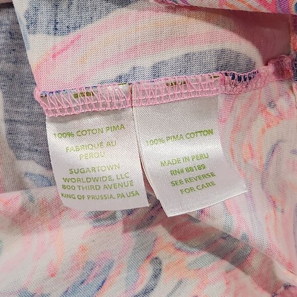 Lilly Pulitzer Womens S Small Marlowe Head In The Sand Pima Cotton Dress - Picture 13 of 16